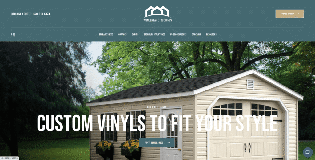 Wunderbar Structures custom portable buildings